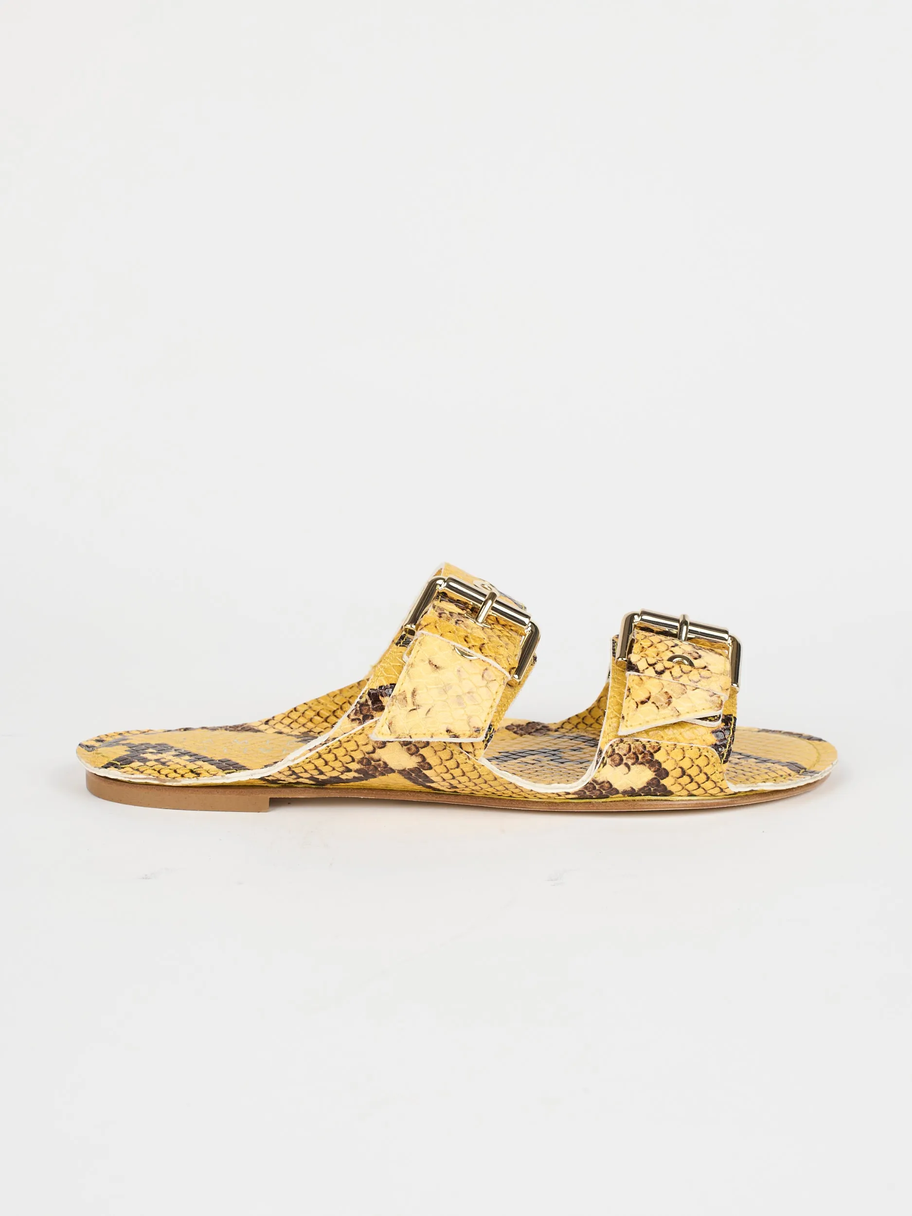 The Double Buckle Slide in Yellow sold by Jamie Haller product image thumbnail 2