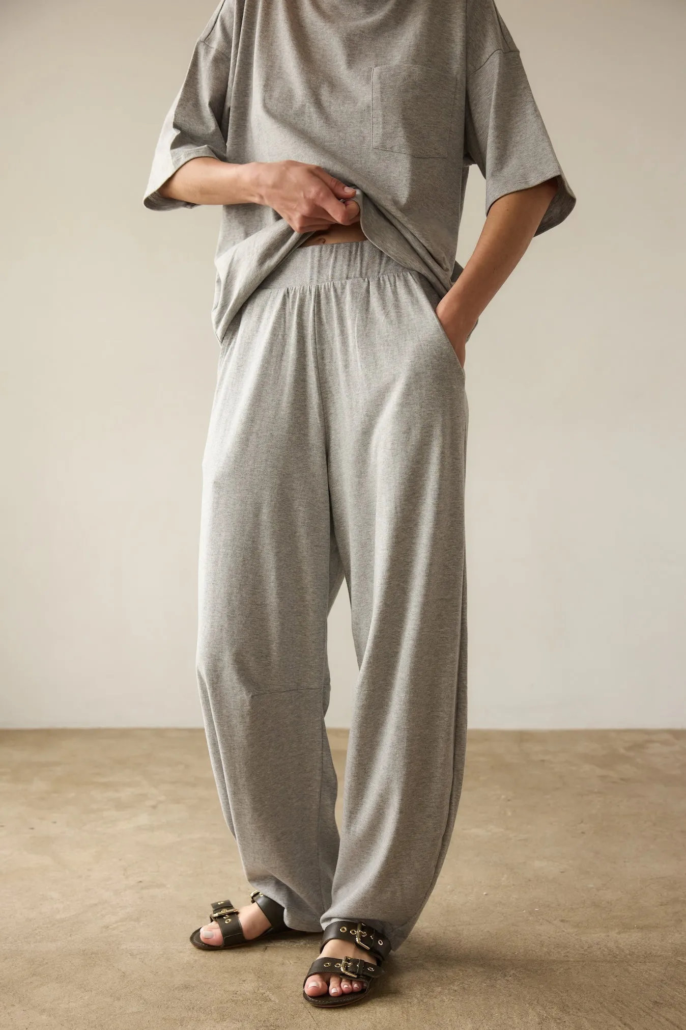 The Arc Lounge Jersey in Heather Grey sold by Jamie Haller product image thumbnail 3