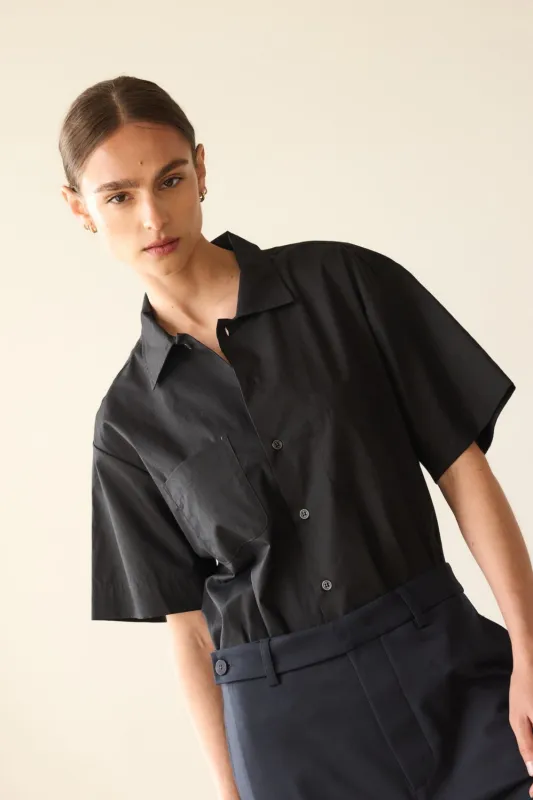 The Camp Shirt in Black made by Jamie Haller