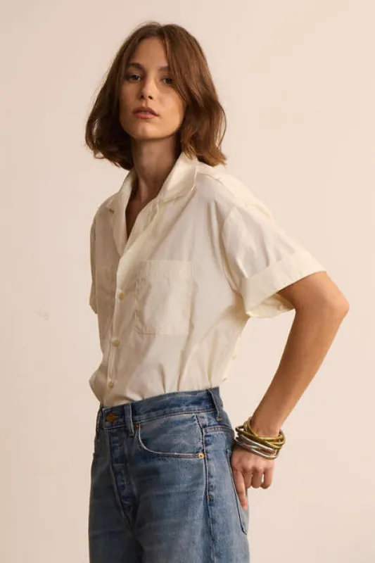 The Camp Shirt in Ecru made by Jamie Haller