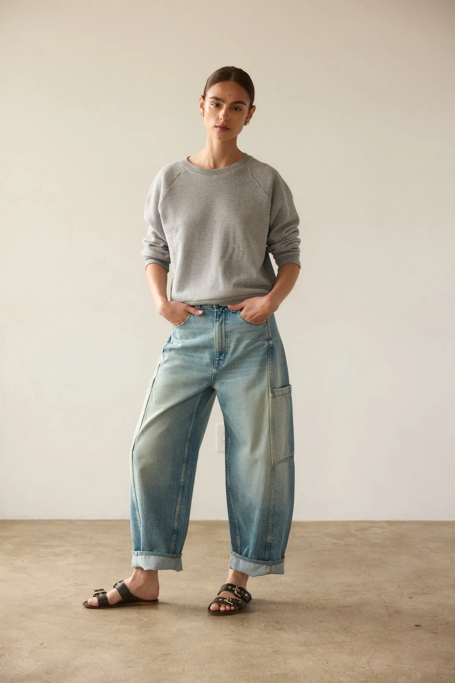 The Crop Painter in Worn Indigo sold by Jamie Haller product image thumbnail 5