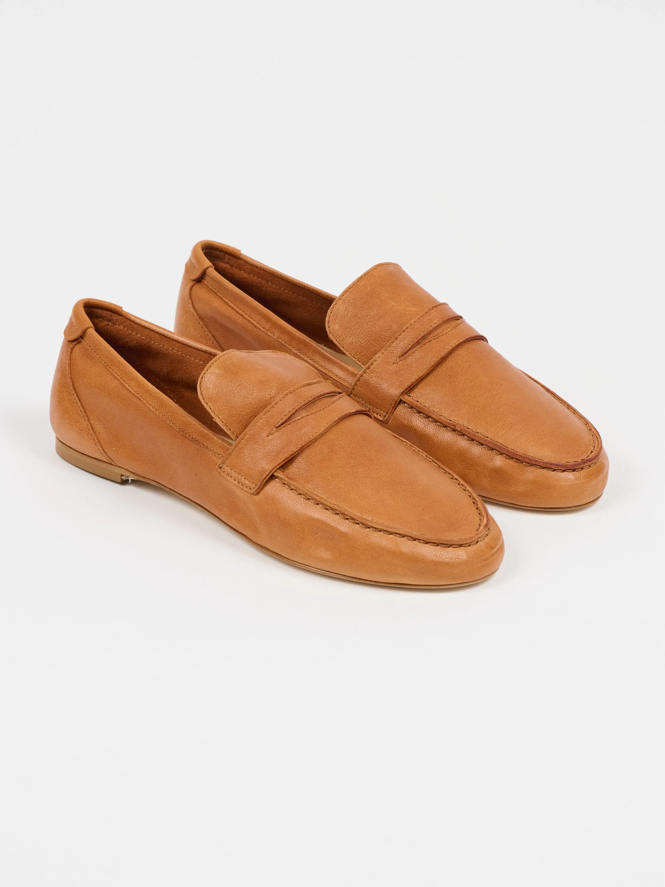 The Unlined Penny Loafer in Cuoio sold by Jamie Haller product image thumbnail 3