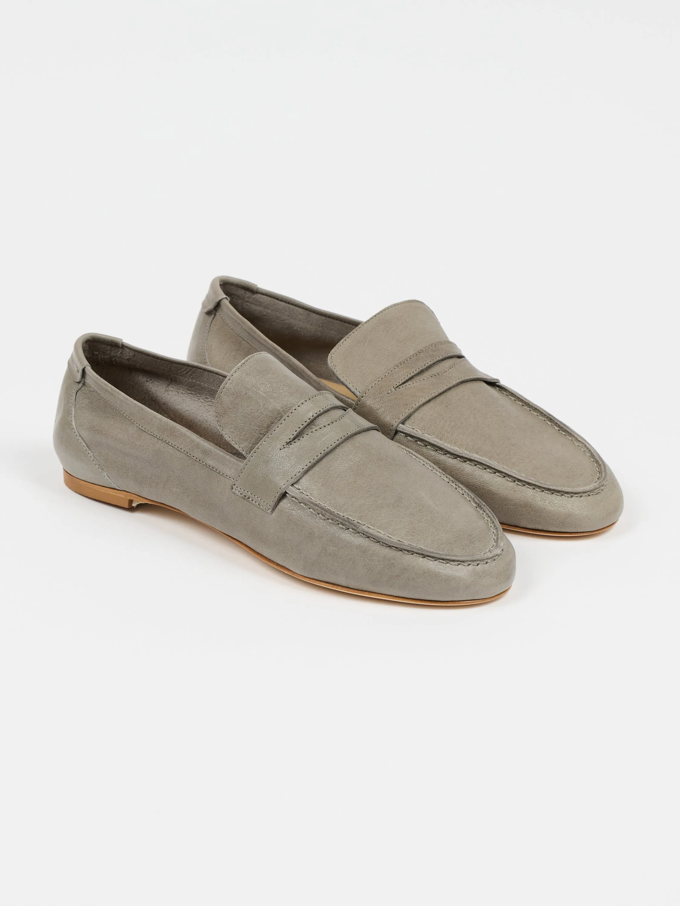 The Unlined Penny Loafer in Graphite sold by Jamie Haller product image thumbnail 3