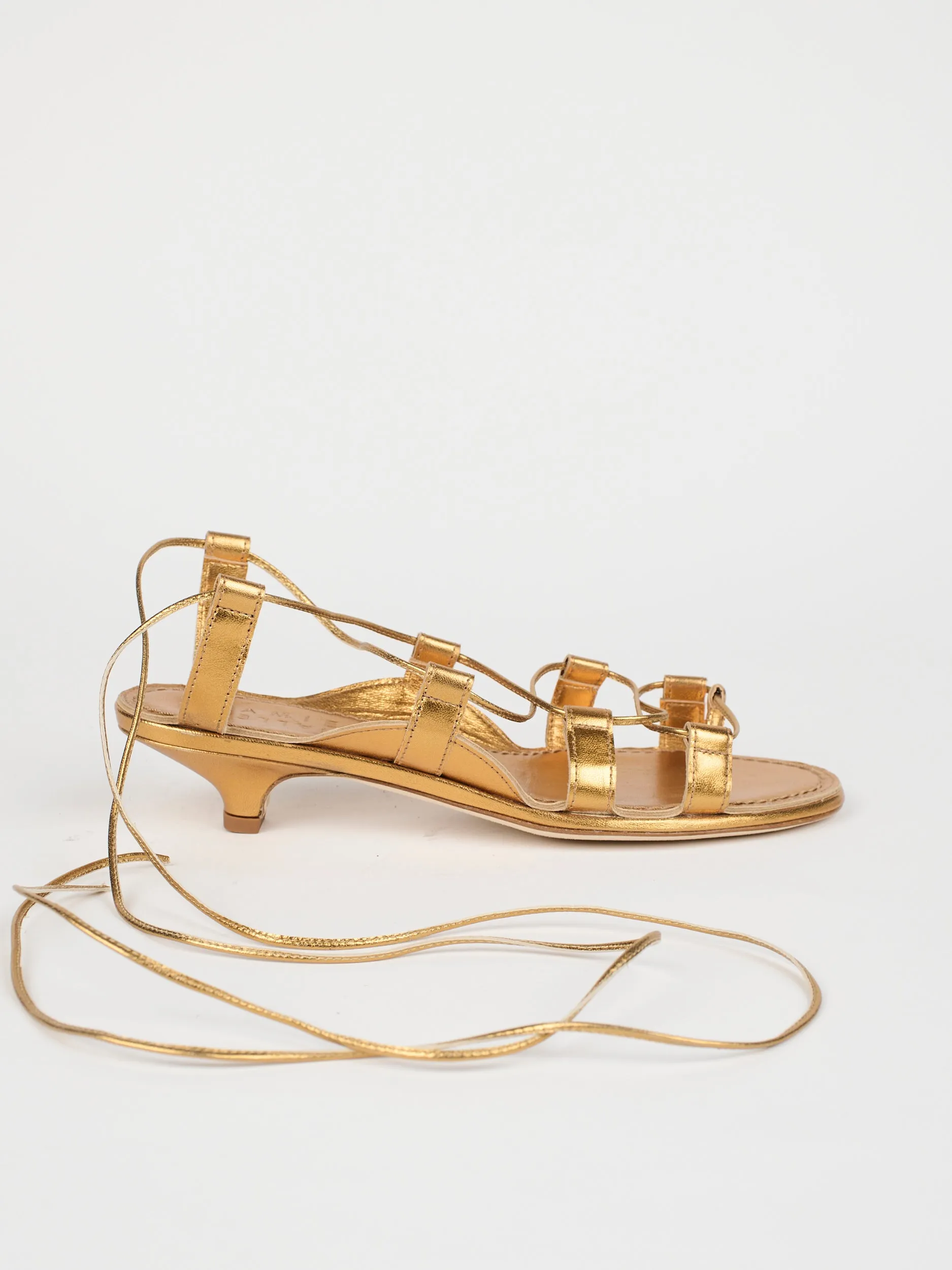 The Sparta Heel in Metallic Bronze sold by Jamie Haller product image thumbnail 3