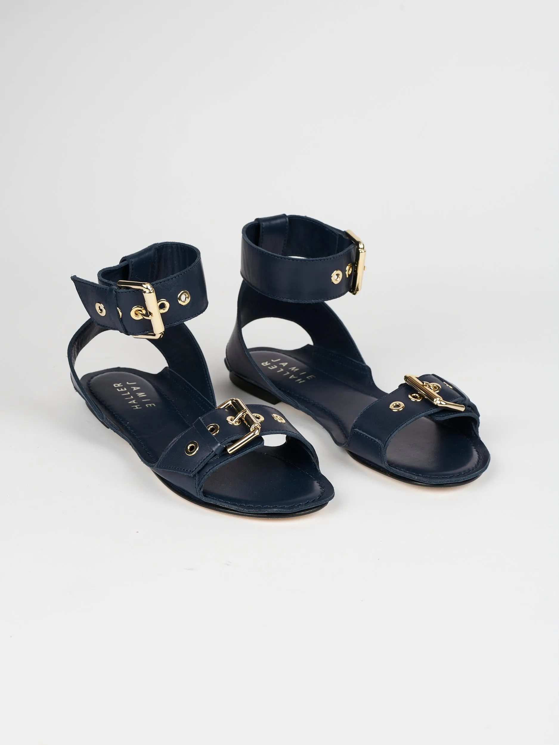 The Gladiator Sandal in Navy sold by Jamie Haller