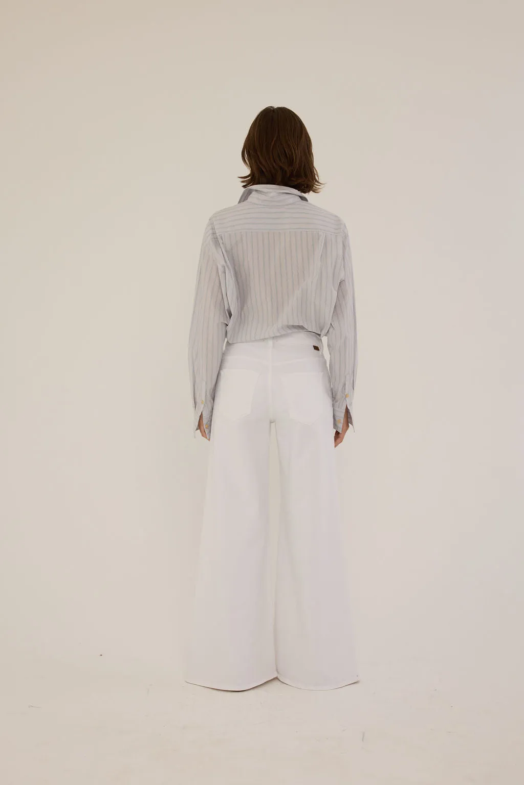 The Palazzo Jean in Soft White sold by Jamie Haller product image thumbnail 3