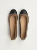 The Cap Toe Slipper in Taupe sold by Jamie Haller