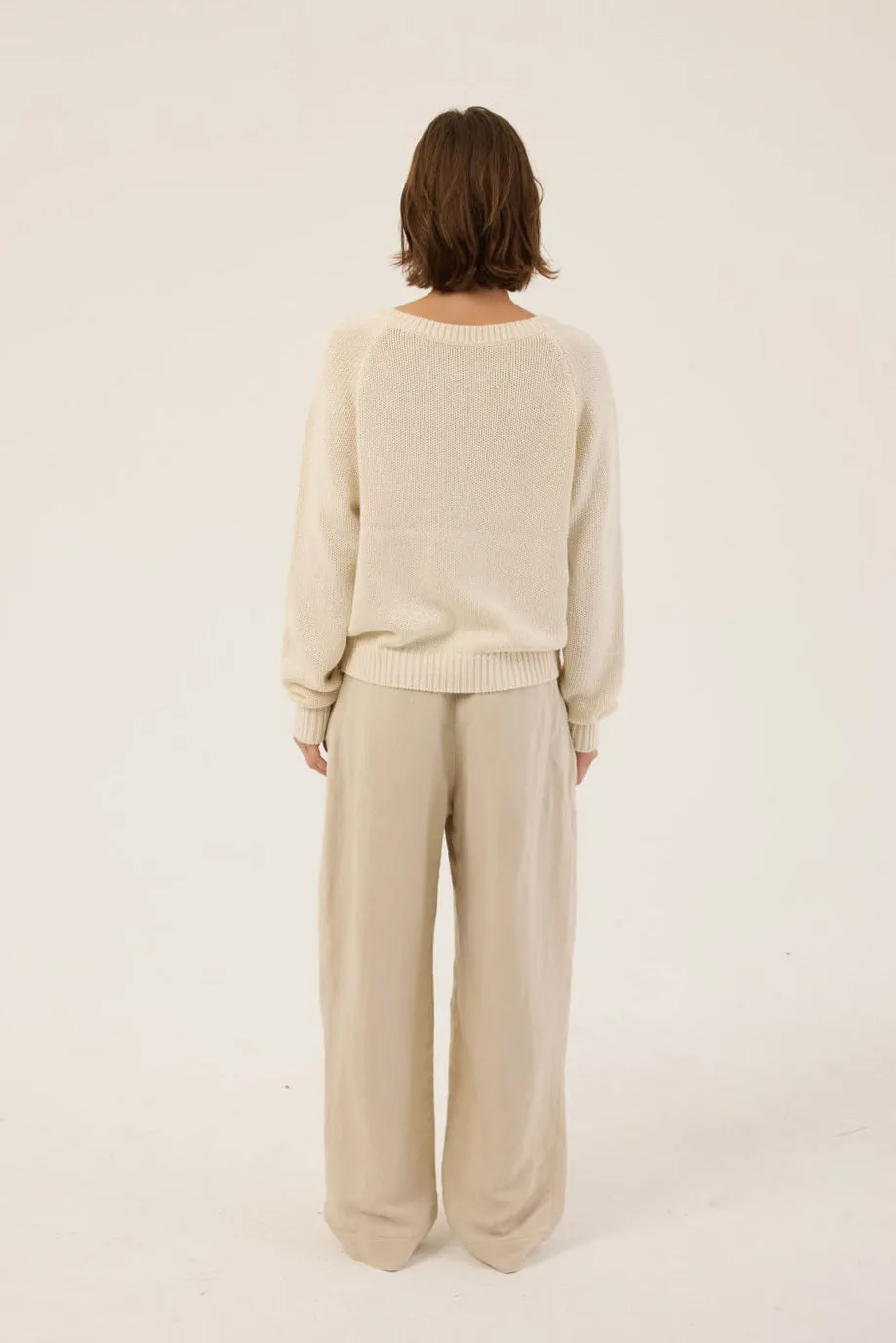 The Big Pleat Trouser in Stone sold by Jamie Haller product image thumbnail 5