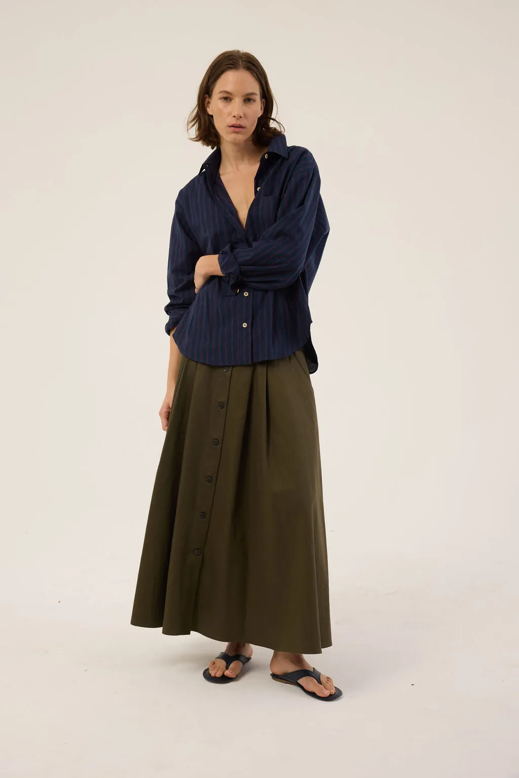 The Weekend Shirt in Blue Red sold by Jamie Haller product image thumbnail 5