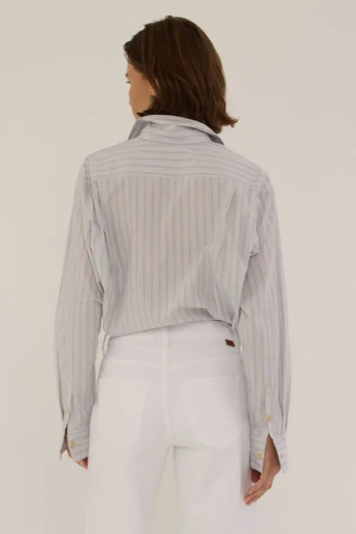 The Weekend Shirt in Stone Grey sold by Jamie Haller product image thumbnail 2