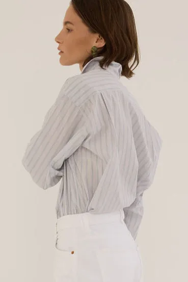 The Weekend Shirt in Stone Grey sold by Jamie Haller product image thumbnail 4