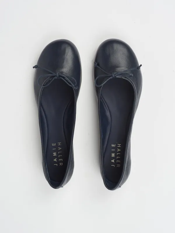 The Ballet Slipper in Navy sold by Jamie Haller