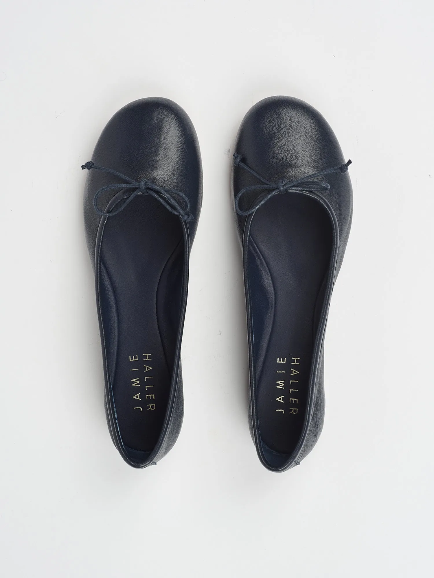 The Ballet Slipper in Navy sold by Jamie Haller