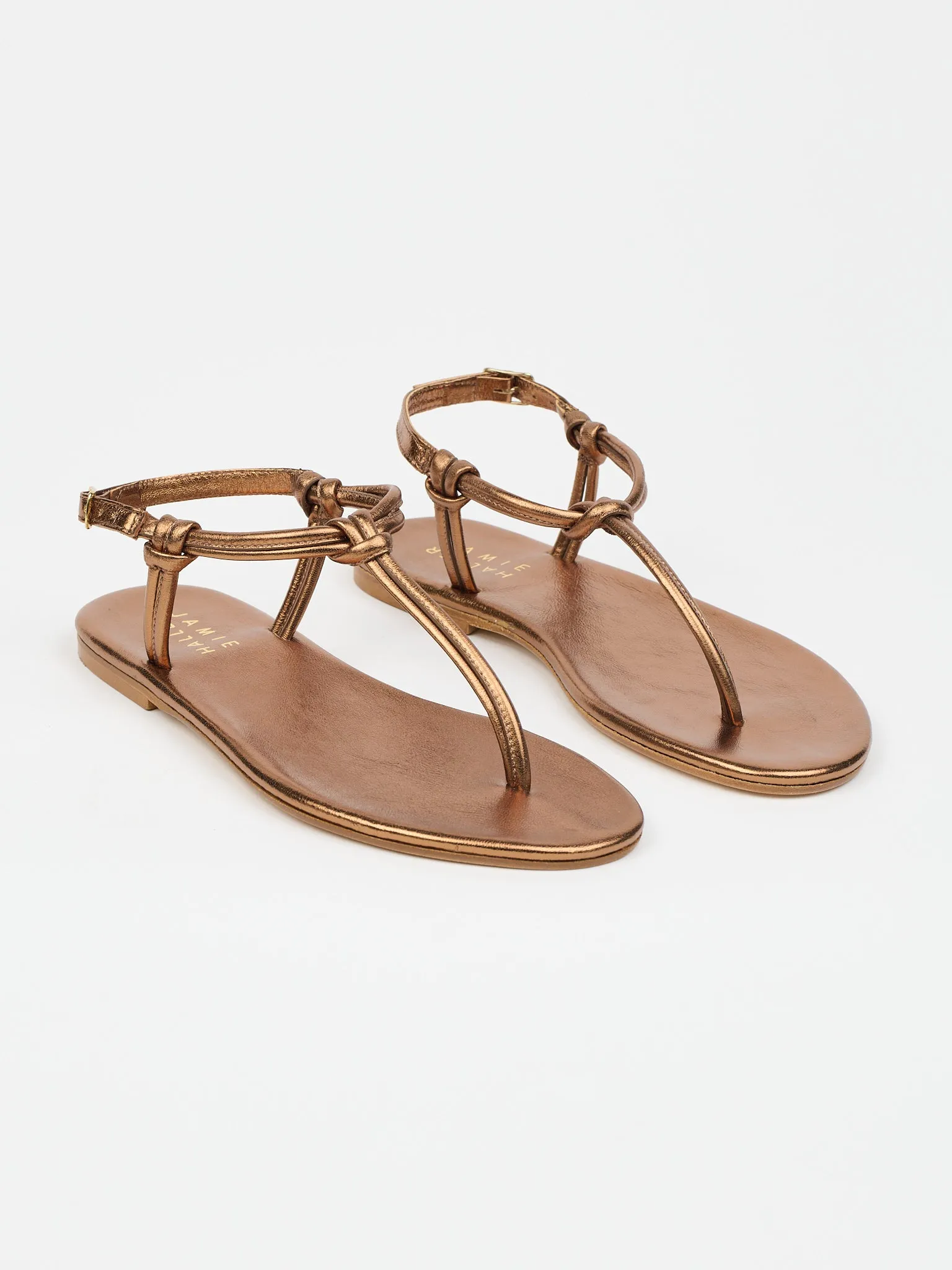 The Knot Sandal in Gold sold by Jamie Haller product image thumbnail 2