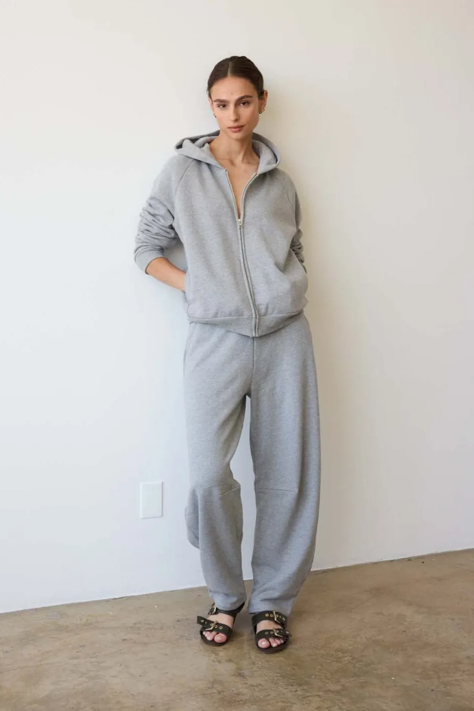 The Arc Lounge Pant in Heather Grey sold by Jamie Haller product image thumbnail 3