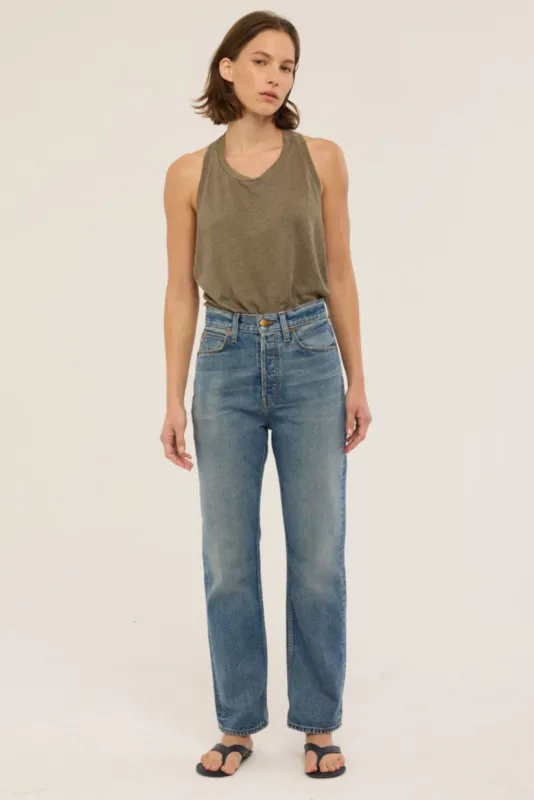 The Sunday Jean in Borrego Indigo made by Jamie Haller