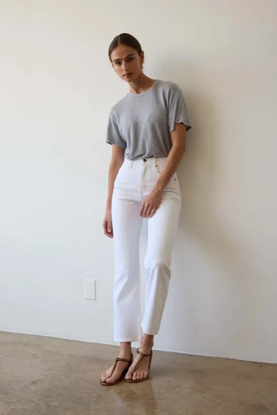 The Chameleon Tee Linen in Cement sold by Jamie Haller product image thumbnail 3