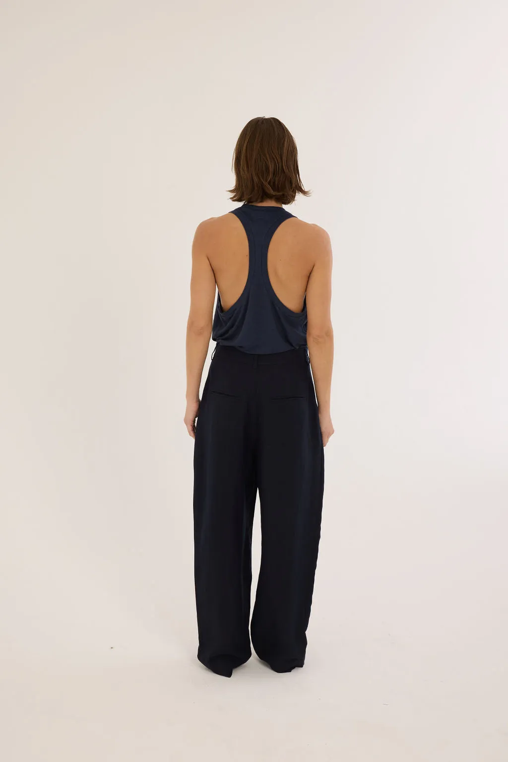 The Racerback Linen in Navy sold by Jamie Haller product image thumbnail 3
