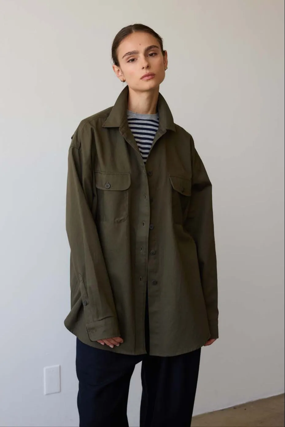 The Big Shirt in Colonial Green sold by Jamie Haller product image thumbnail 3