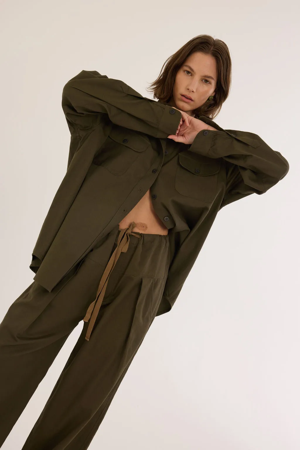 The Big Shirt in Colonial Green sold by Jamie Haller product image thumbnail 5