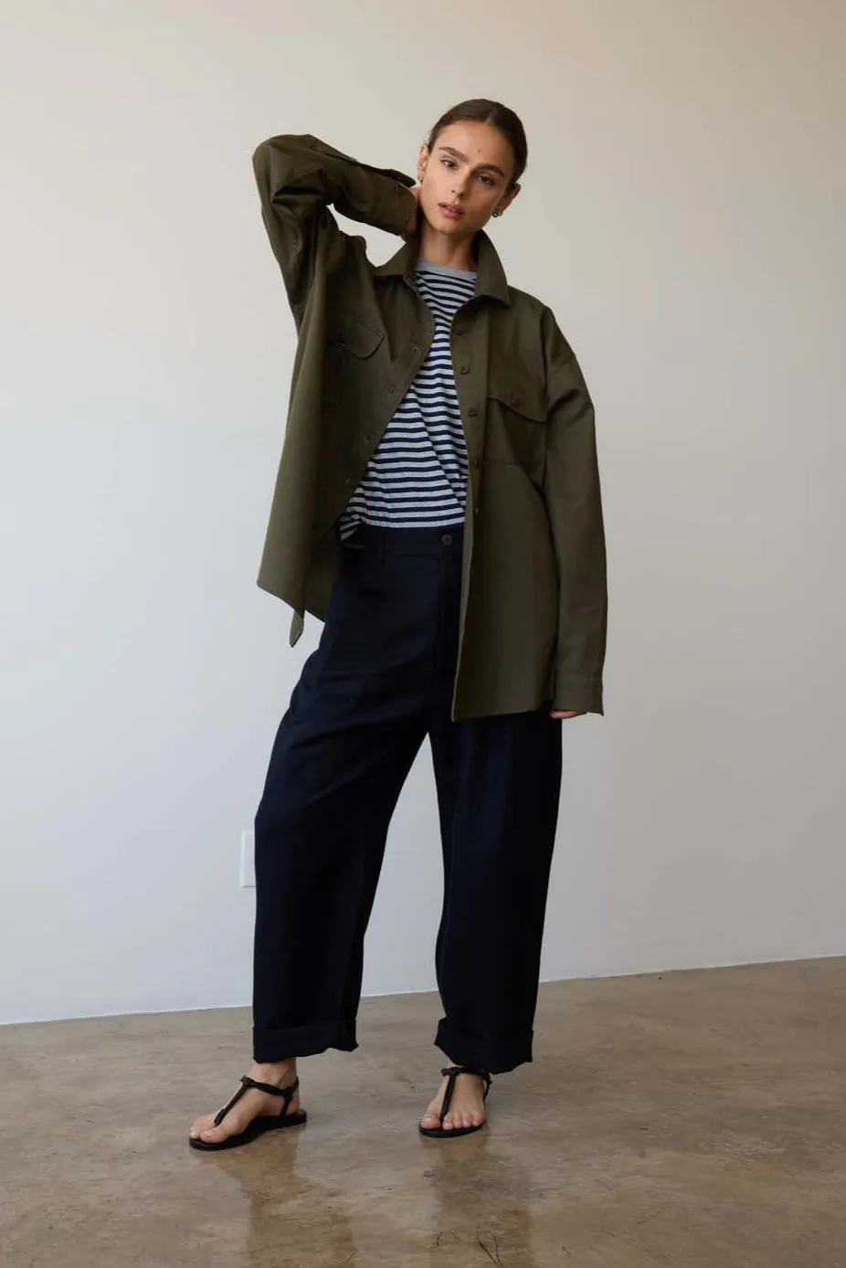 The Big Shirt in Colonial Green sold by Jamie Haller product image thumbnail 4