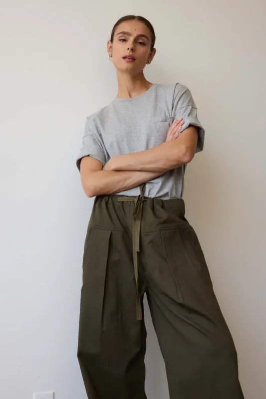 The Scrub Pant in Colonial Green made by Jamie Haller