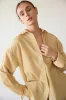 The Stripe Essential Shirt in Marigold Natural sold by Jamie Haller