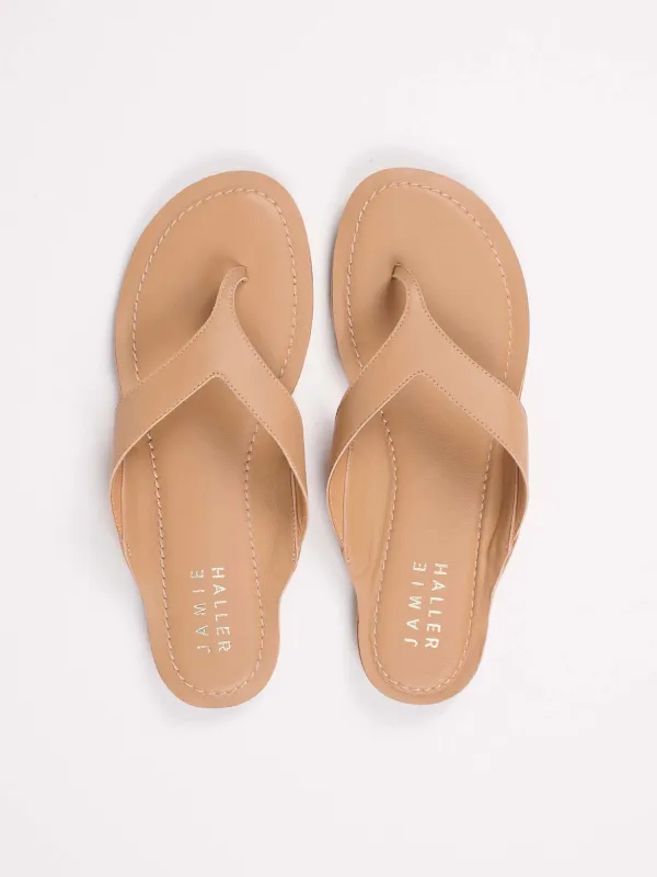 The San Diego Sandal in Dark Caramel sold by Jamie Haller