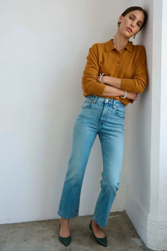 The Kenickie in Dune Indigo made by Jamie Haller