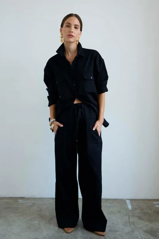 The Scrub Pant in Black made by Jamie Haller
