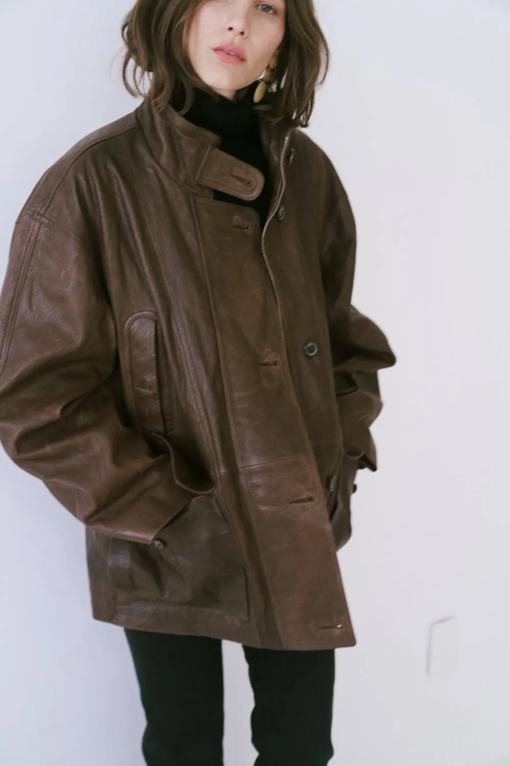 The Anorak Jacket in Brown sold by Jamie Haller product image thumbnail 2