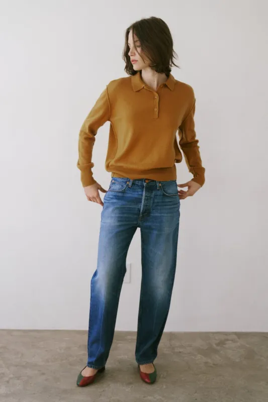 The Slouch in Deep Blue made by Jamie Haller