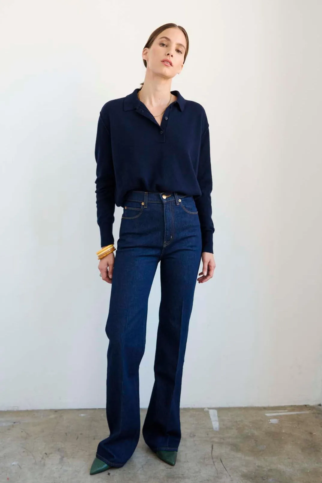 The Polo in Navy sold by Jamie Haller product image thumbnail 3