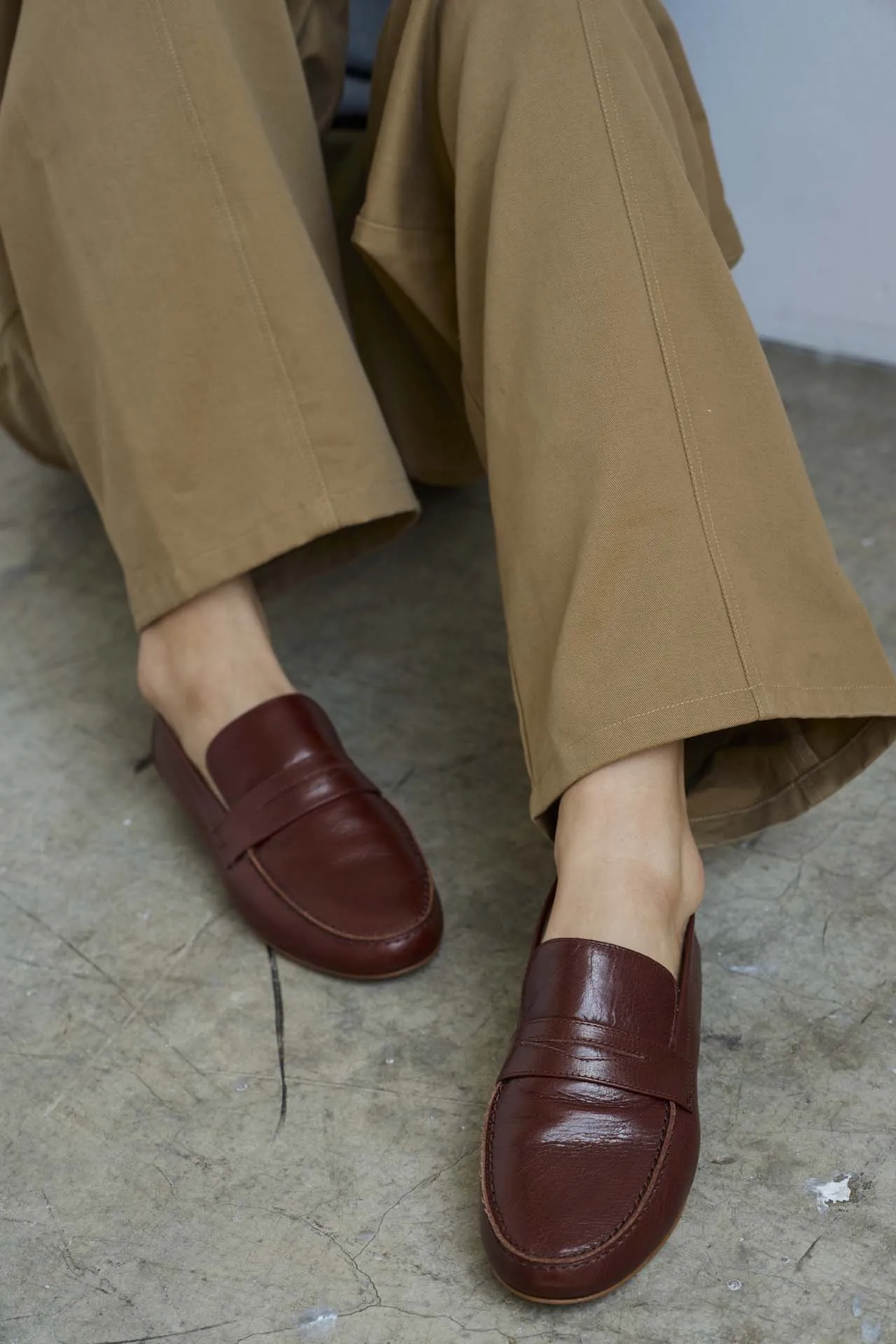The Penny Loafer in Bright Burgundy sold by Jamie Haller product image thumbnail 4