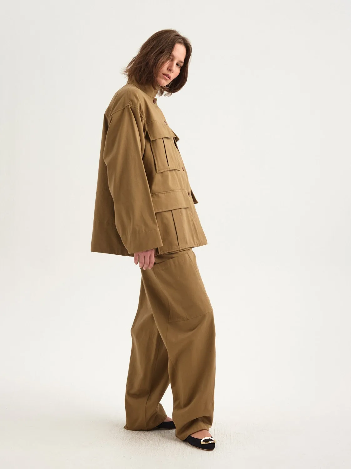 The Baggy Painter Twill in Chestnut sold by Jamie Haller product image thumbnail 4