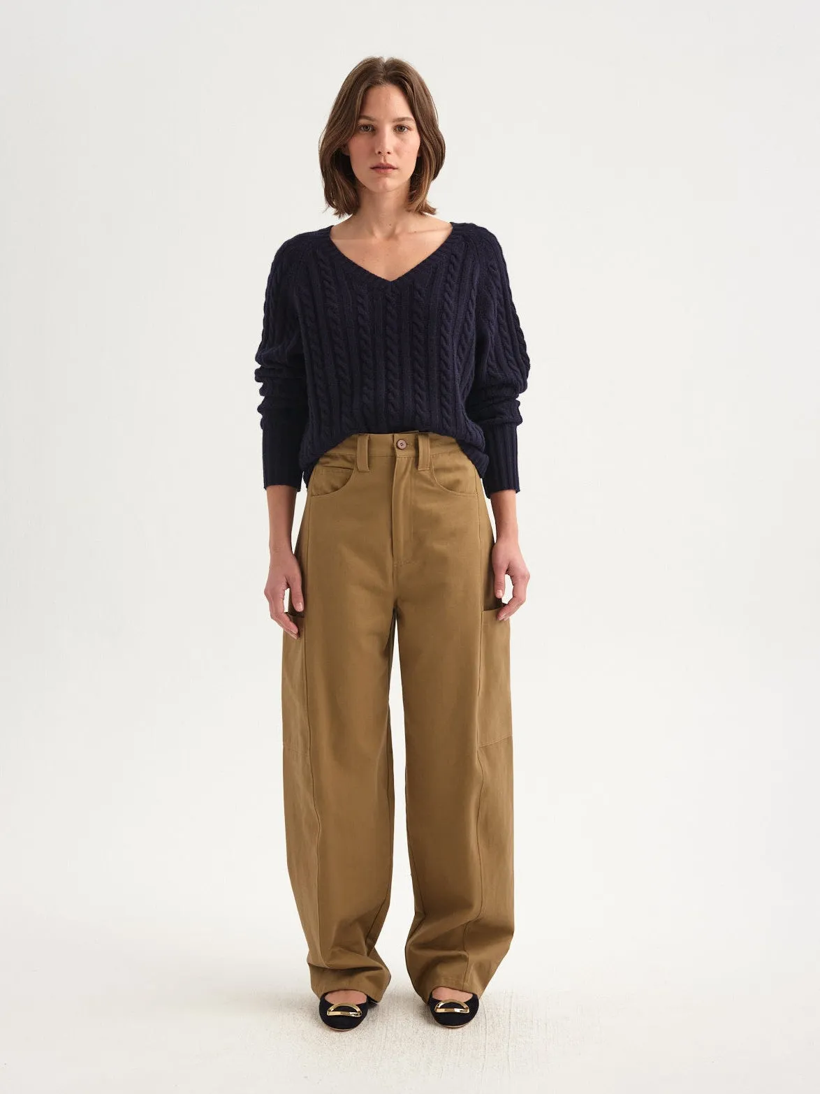 The Baggy Painter Twill in Chestnut sold by Jamie Haller product image thumbnail 5