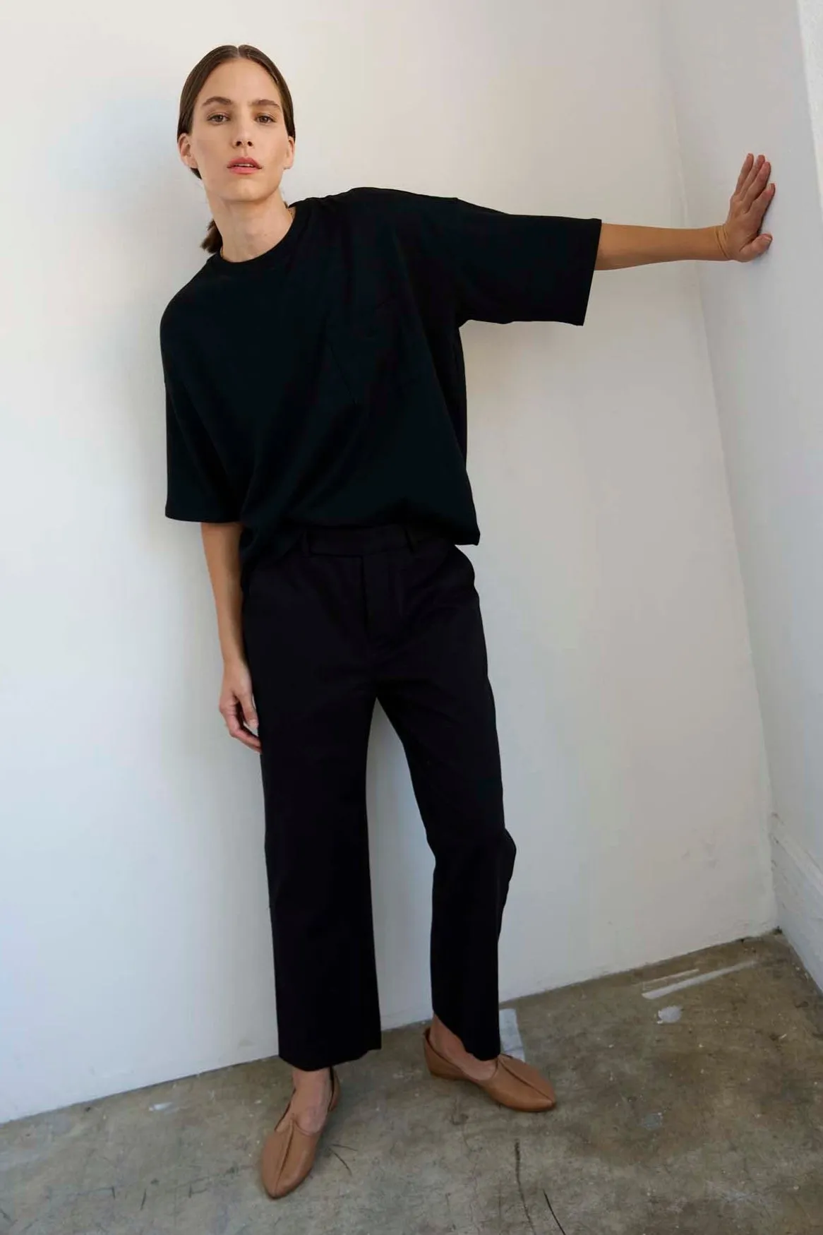 The Waist Tape Trouser in Black sold by Jamie Haller product image thumbnail 4