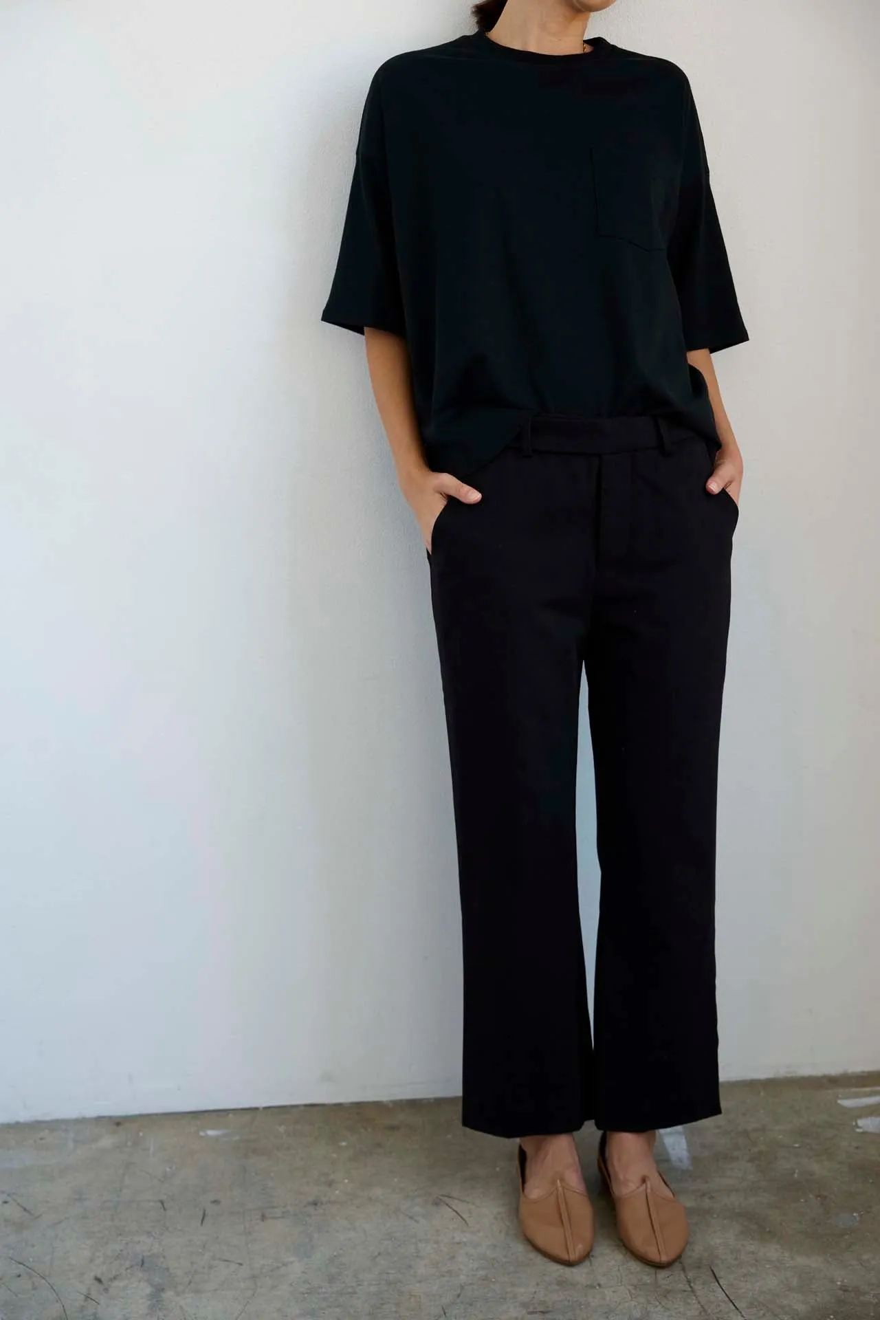 The Waist Tape Trouser in Black sold by Jamie Haller product image thumbnail 2