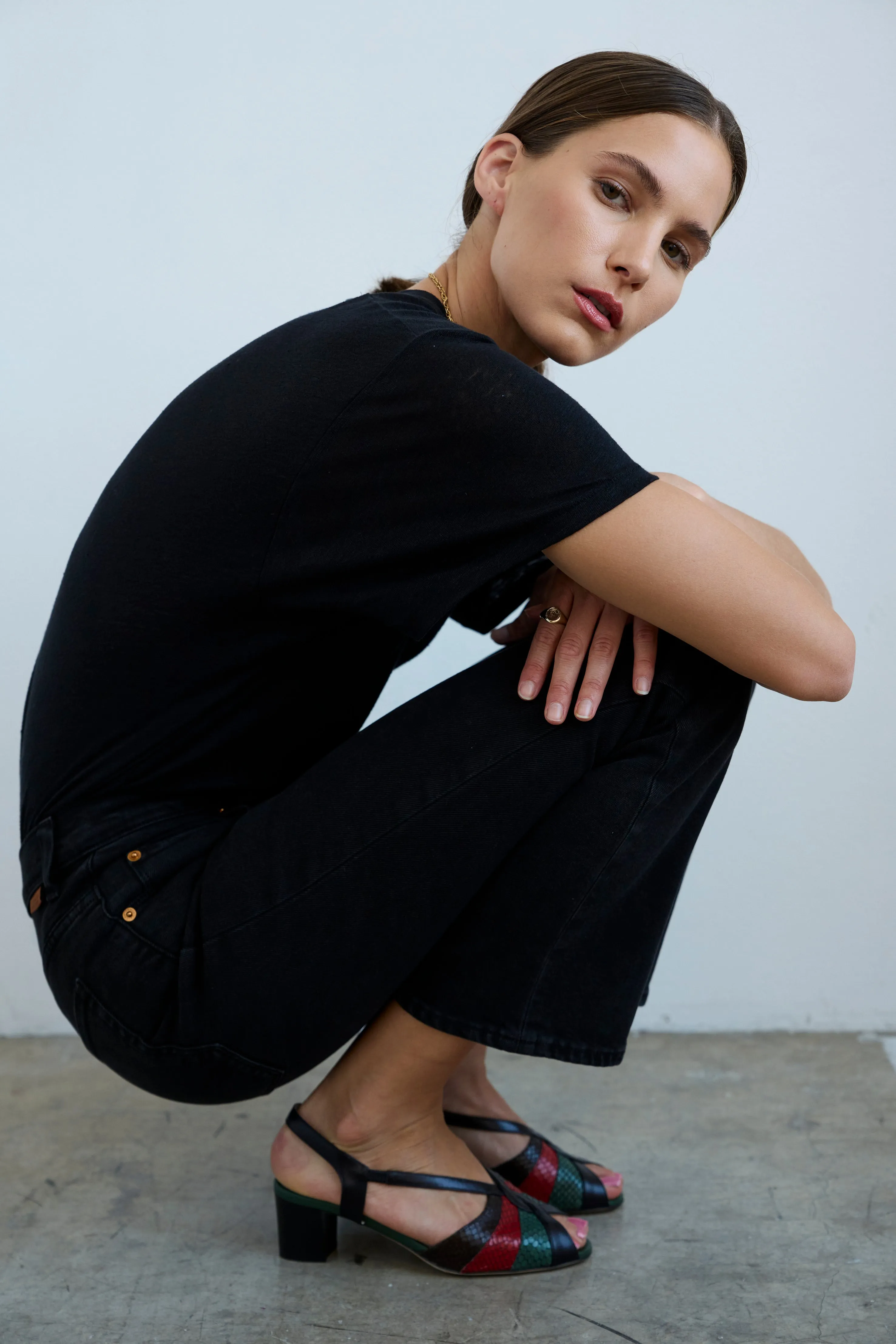 The Archive Heel in Snake Mix sold by Jamie Haller product image thumbnail 5