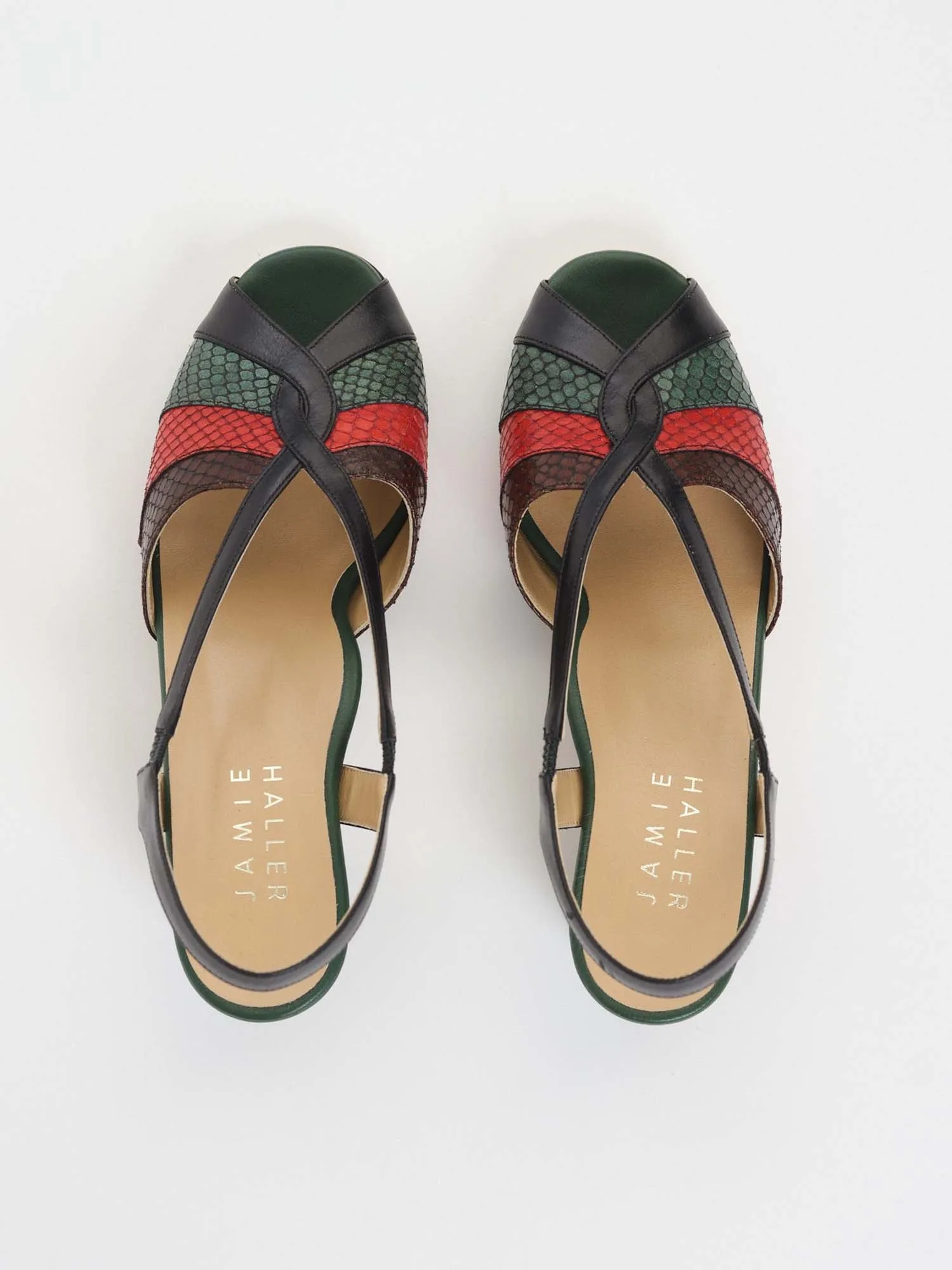 The Archive Heel in Snake Mix sold by Jamie Haller product image thumbnail 2