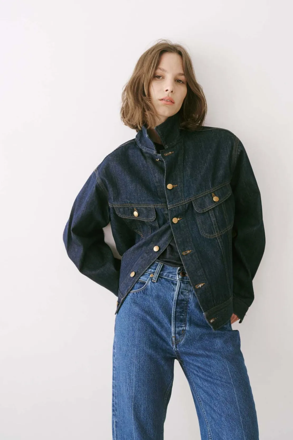 The Loverboy Jacket in Raw Rinse sold by Jamie Haller product image thumbnail 2