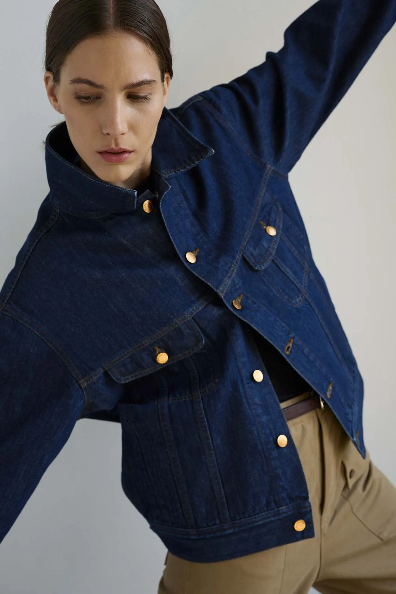 The Loverboy Jacket in Raw Rinse sold by Jamie Haller product image thumbnail 4