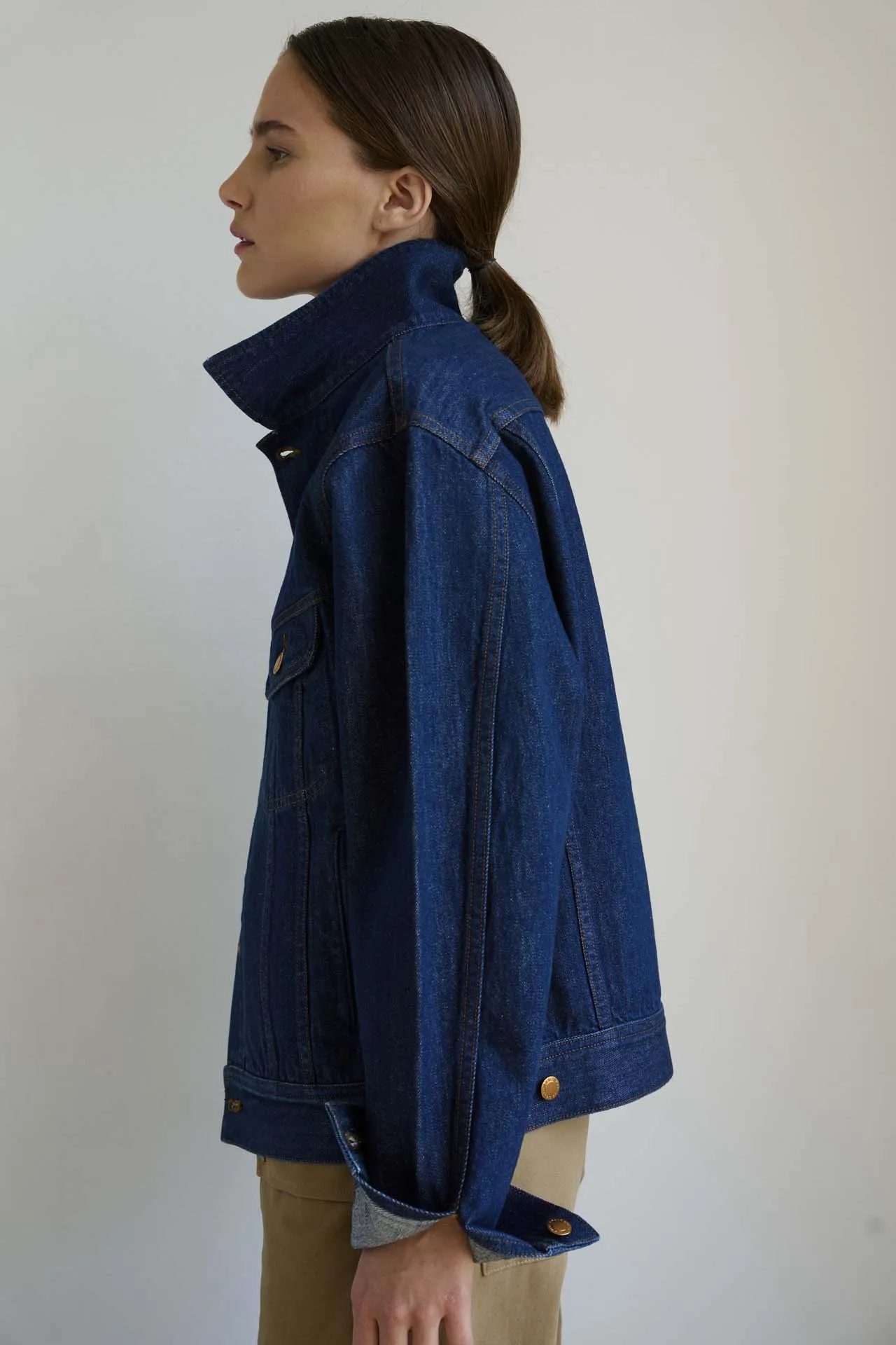 The Loverboy Jacket in Raw Rinse sold by Jamie Haller product image thumbnail 5