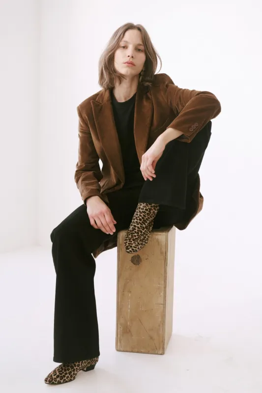 The Julius Blazer in Camel made by Jamie Haller
