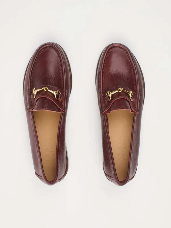 The Bit Loafer in Oxblood / Castagno sold by Jamie Haller