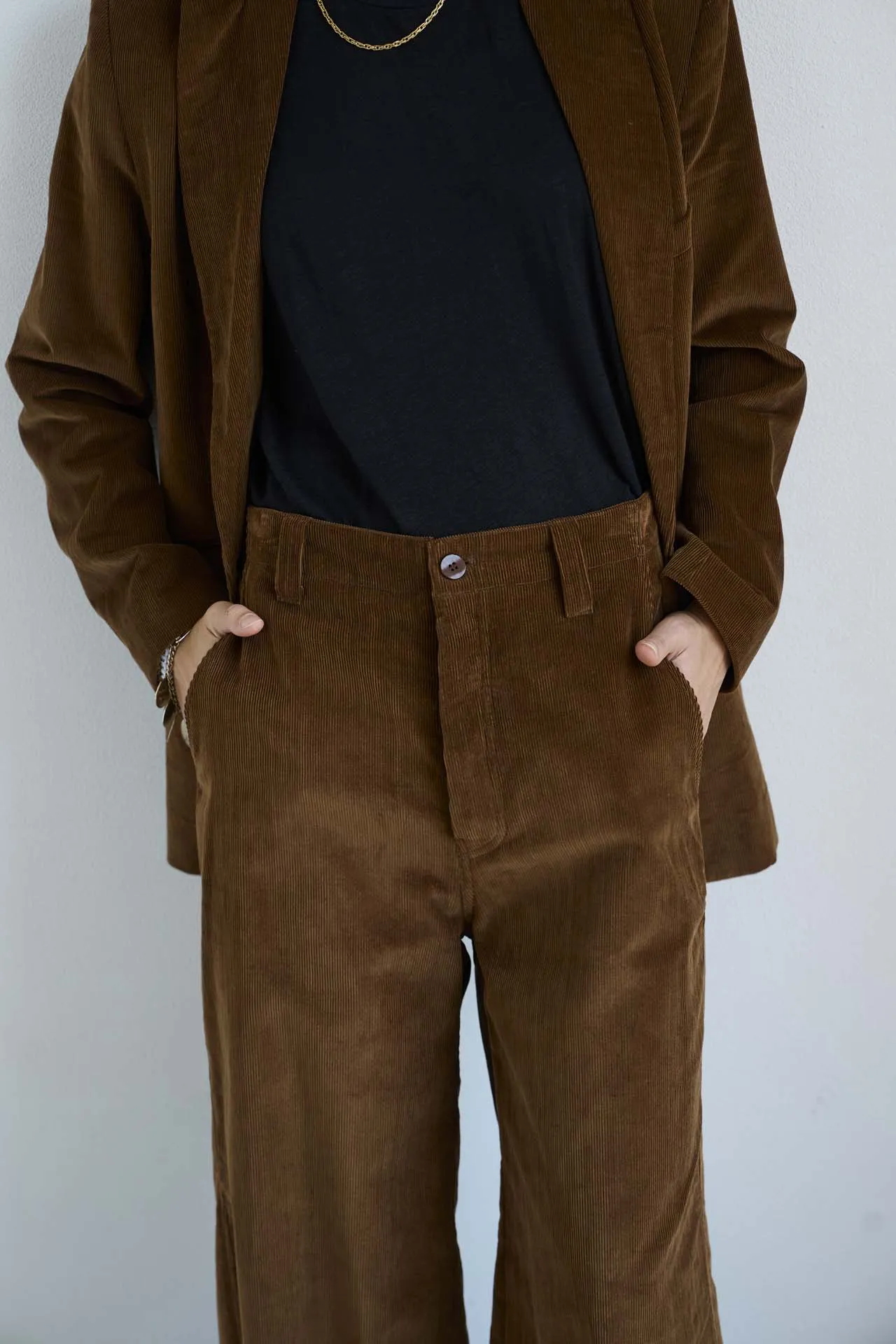 The Off Duty Trouser in Camel sold by Jamie Haller product image thumbnail 4