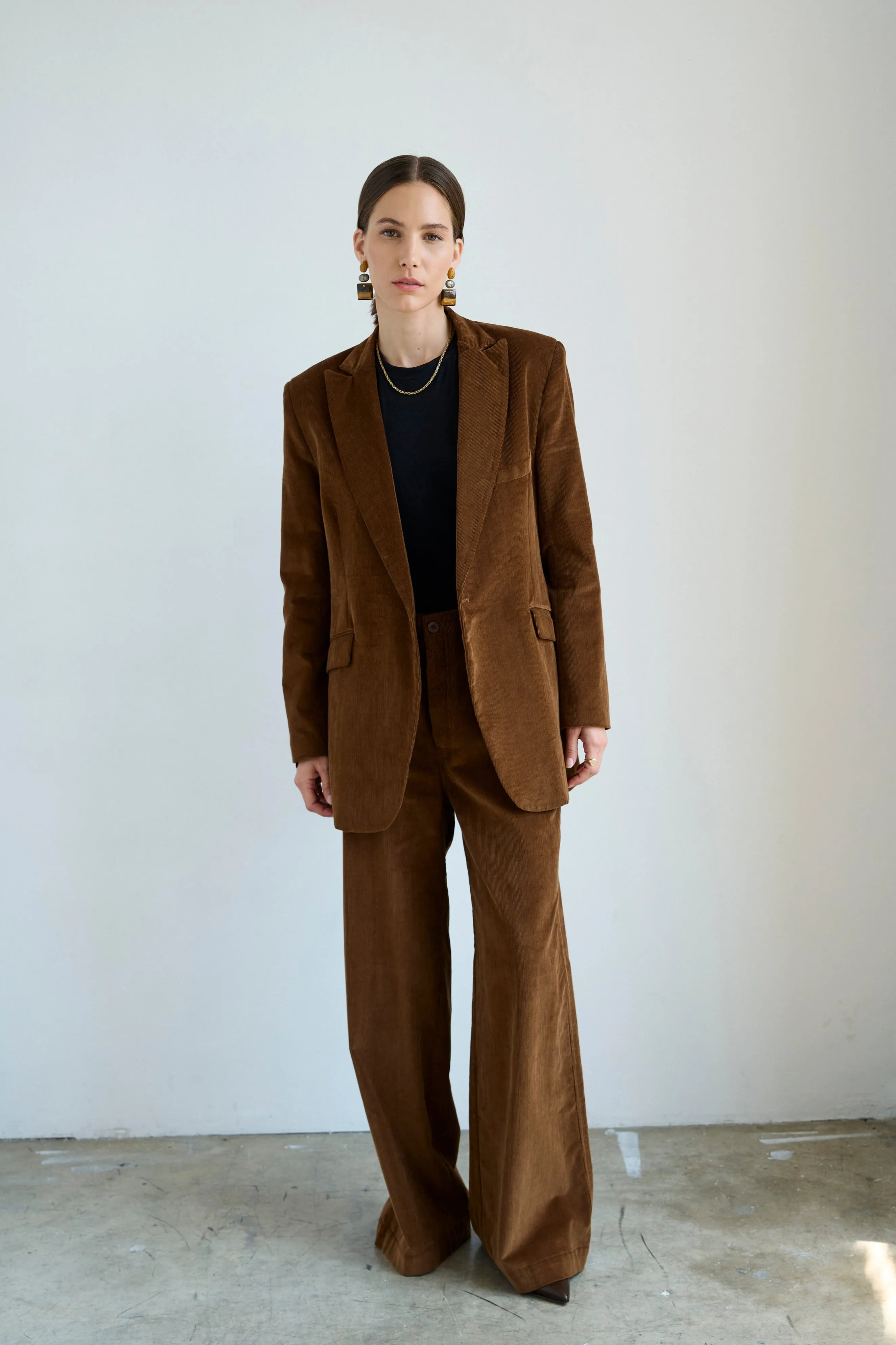 The Off Duty Trouser in Camel sold by Jamie Haller product image thumbnail 2