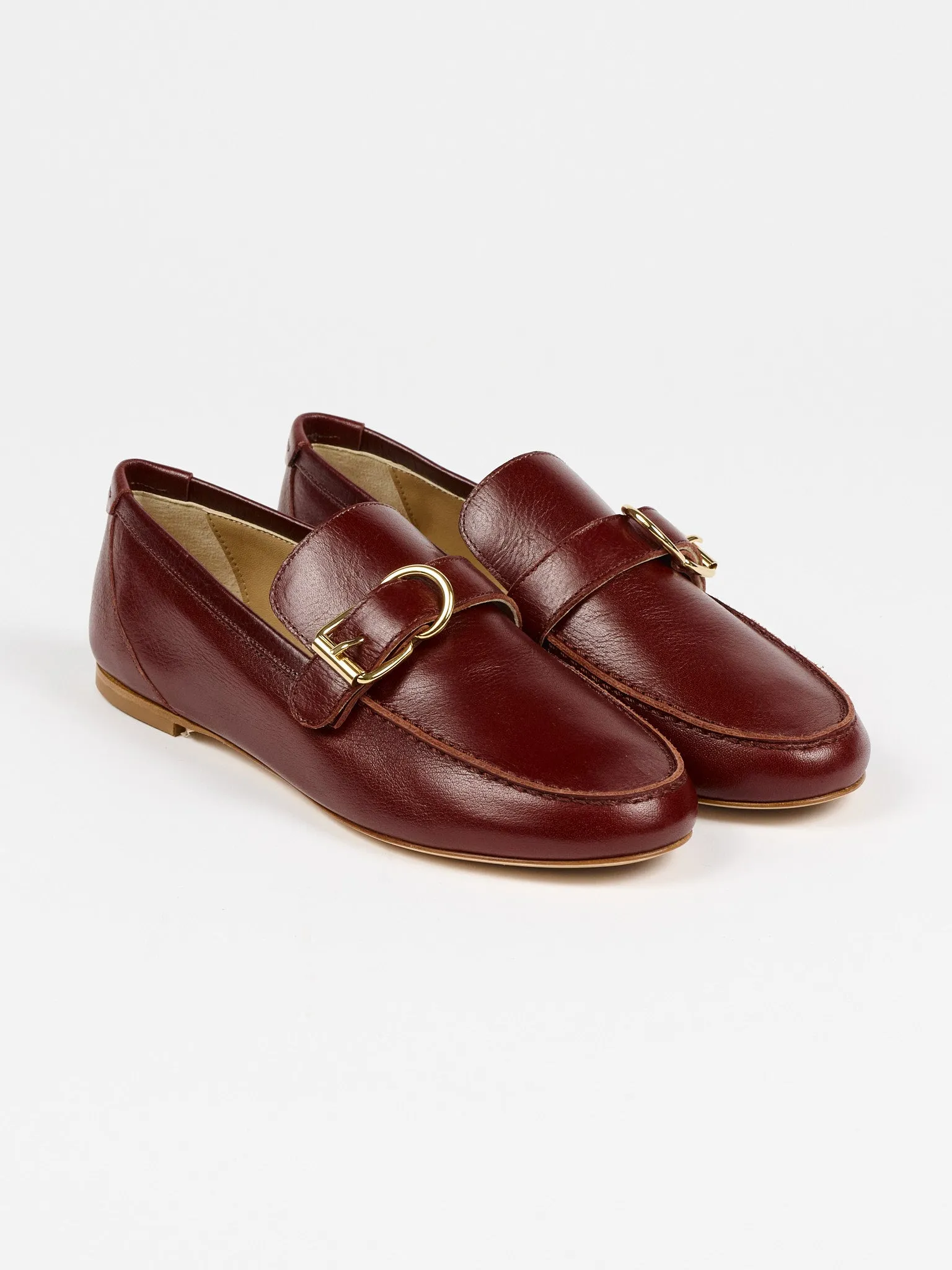 The Buckle Loafer in Oxblood sold by Jamie Haller product image thumbnail 2