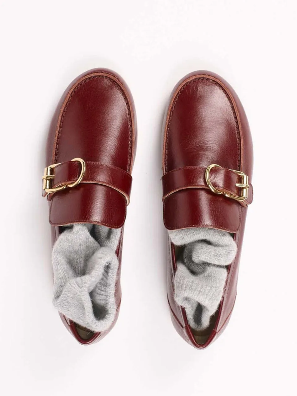 Solid Crew Socks in Light Heather sold by Jamie Haller product image thumbnail 2