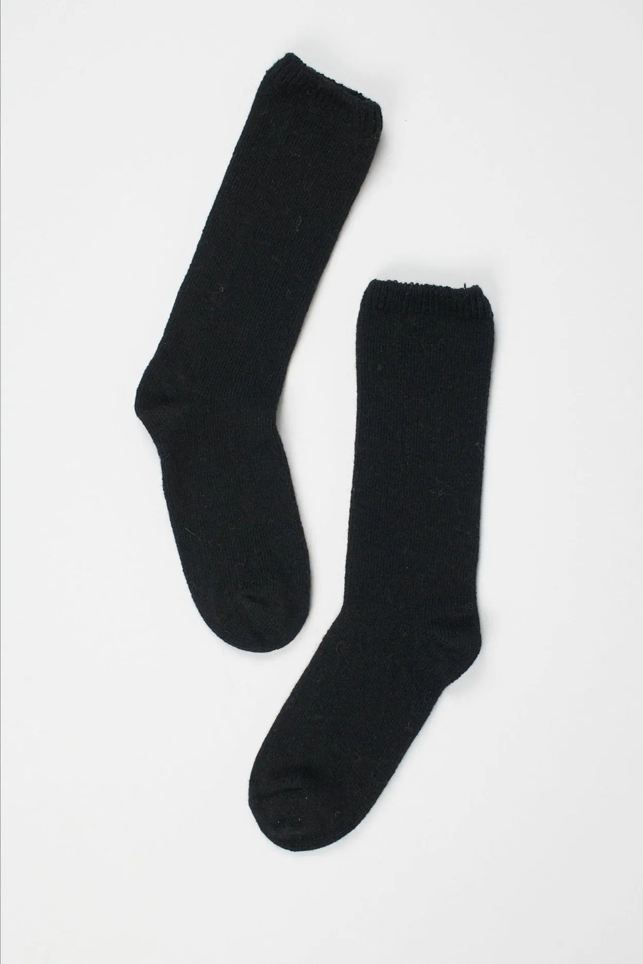 Solid Crew Socks in Black sold by Jamie Haller product image thumbnail 2